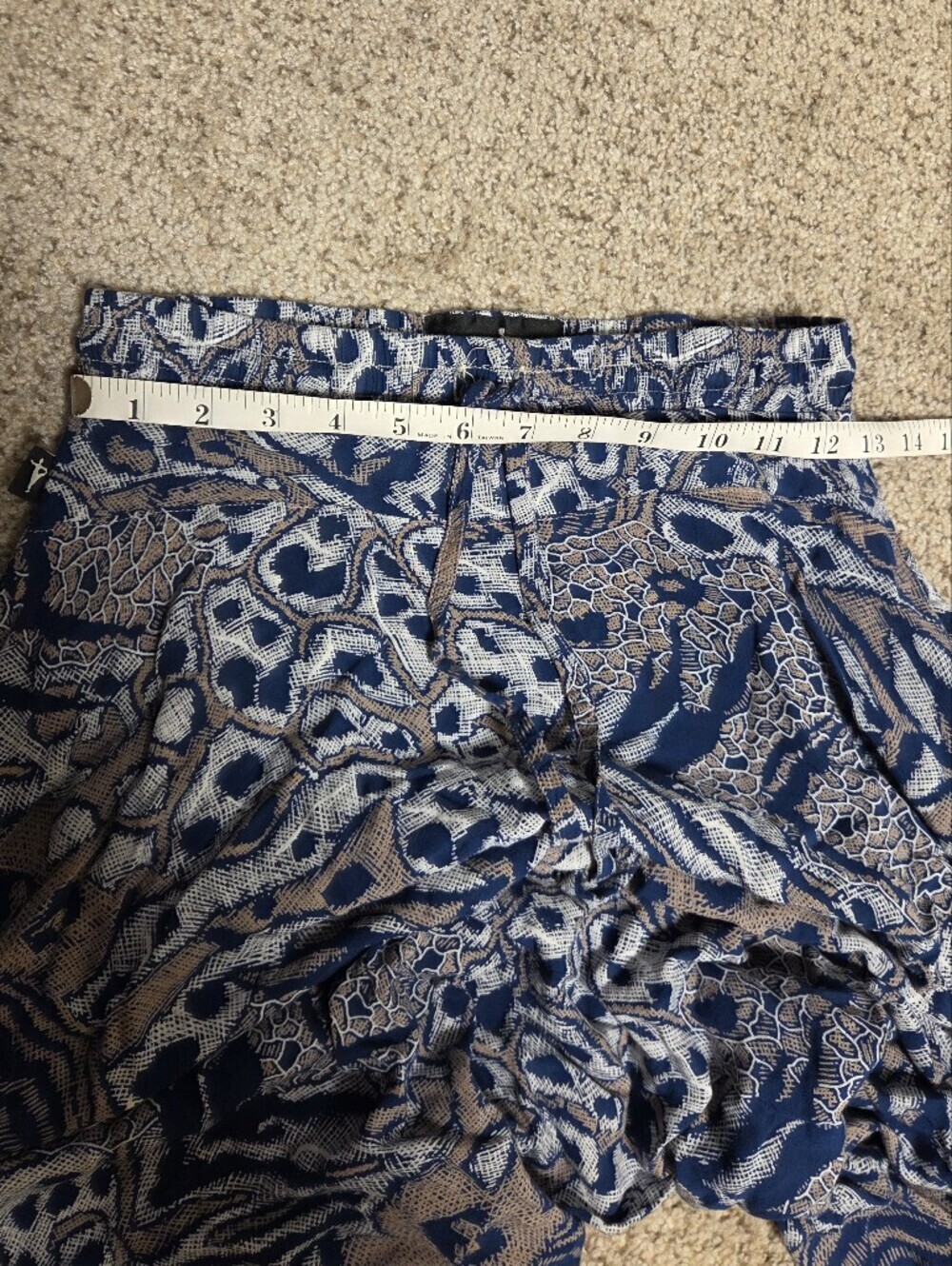 Buddha Pants Harem Savannah 100% Cotton Unisex Size XXS Blue Artsy Boho Yoga - Picture 5 of 8